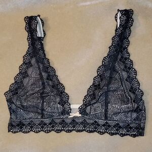 Heidi by Heidi‎ Klum Black Lace Bralette Medium